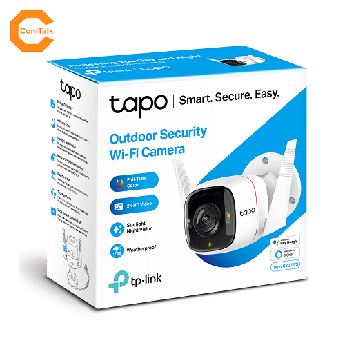 TP-LINK 3MP H.264 Pan/Tilt Home Security Wi-Fi Camera Tapo C210