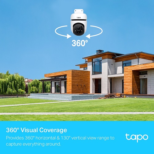 TPlink Tapo C210 3MP WiFi PT CCTV Solution – 4 CAM Package